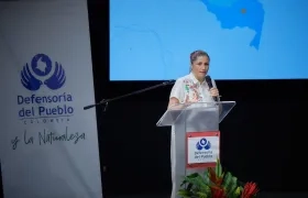 La Defensora del Pueblo, Iris Marín.