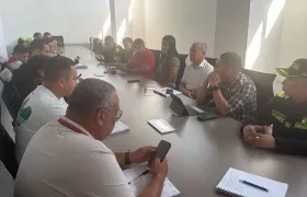 Consejo de Seguridad realizado en la Alcaldía de Soledad. 