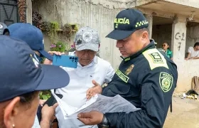 Policía restituyó el predio Sauces II.