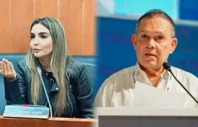 Nadia Blel y Efraín Cepeda.