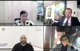 Aspecto de la audiencia de este miércoles. 