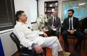Petro reunido con el alcalde electo de Nueva York, Zohran Mamdani.
