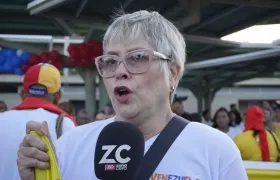 Pilín León, presidenta de 'Venezolanos en Barranquilla'.