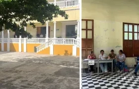 Puesto de votación este domingo en Santa Marta
