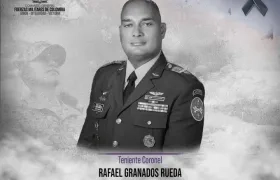 Teniente coronel del Ejército Rafael Granados Rueda. 