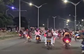 Rodada en Barranquilla.