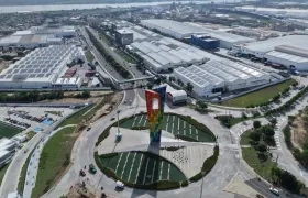 Planta de Tecnoglass en Barranquilla.