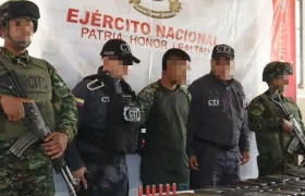 Uno de los capturados.