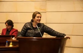 La senadora Paloma Valencia.