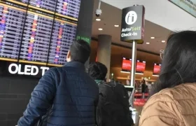 Vuelos cancelados en Estados Unidos. 