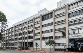 Fachada del Ministerio de Educación Nacional en Bogotá. 