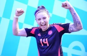 Diana Celis, jugadora de la Selección Colombia de futsal. 