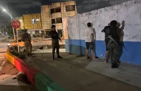 Patrullajes del Ejército en Barranquilla. 
