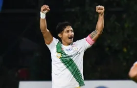 El atlanticense Fredy Montero llegó a 30 goles con el Real Cartagena. 