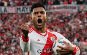 Miguel Borja llegó a River a mediados de 2022 prodedente del Junior. 