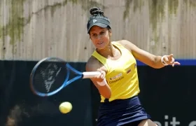 La barranquillera María Paulina Pérez, integrante de la Selección Colombia de tenis.