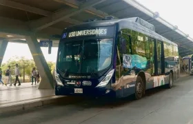 Ruta alimentadora de Transmetro. 