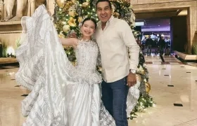 Sharon Acosta y Checo Acosta.