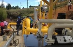 Infraestructura para el transporte de gas. 