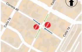 Uno de los cambios de prelación vial implementados por el Distrito. 