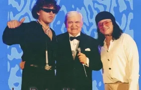 Beéle, Jorge Barón y Elvis Crespo. 