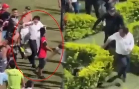 Agresión a José Augusto Cadena.