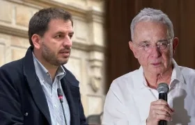 Andrés Forero y Álvaro Uribe.