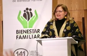 Astrid Cáceres, directora del ICBF.