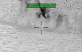 Ataque contra una lancha en el Pacífico. 