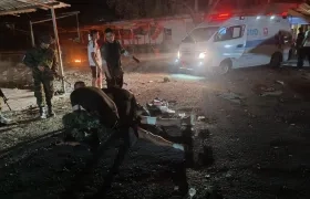 Ataque a base en Aguachica.