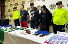 Tres de los 19 capturas, fueron detenidos en Medellín. 