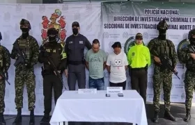 Los dos capturados fueron puestos a disposición de las autoridades competentes.