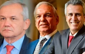 Carlos Ramón González, Ricardo Bonilla y Luis Fernando Velasco.