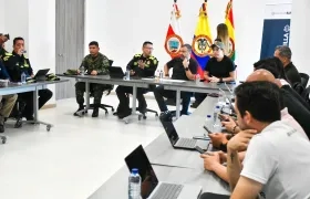 Consejo de seguridad previo a la celebración de la Navidad en Barranquilla. 