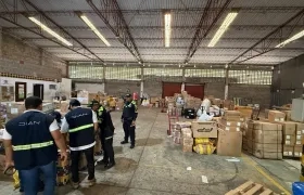 Imagen de los operativos realizados este viernes en Barranquilla.