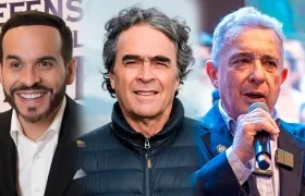 Abelardo De La Espriella, Sergio Fajardo y Álvaro Uribe Vélez.