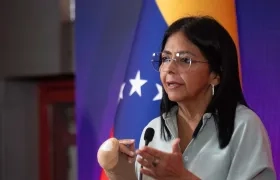 Delcy Rodríguez, vicepresidenta de Venezuela.
