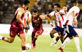 Didier Moreno durante la final de vuelta.