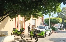 Lugar donde hicieron los disparos esta tarde en el barrio Boston. 