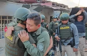 El general William Rincón Zambrano, durante una visita a Buenos Aires, Cauca