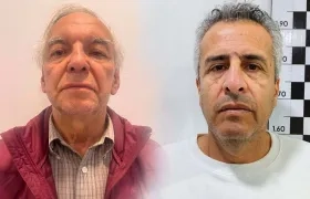 Exministros de Hacienda, Ricardo Bonilla; y del Interior, Luis Fernando Velasco. 