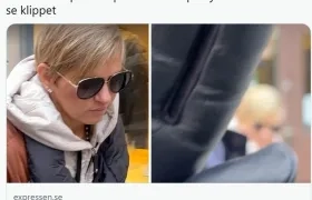 Captura de pantalla de la última publicación de Expressen sobre Verónica Alcocer.