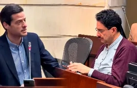 Mauricio Gómez Amín e Iván Cepeda.