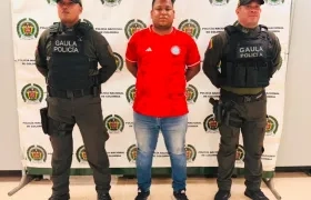 Uno de los capturados.