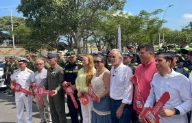 Acto de presentación se llevó a cabo en la Plaza de la Paz.