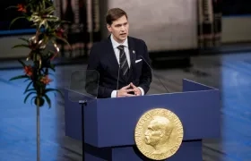 El presidente del Comité Noruego del Nobel, Jørgen Watne Frydnes.