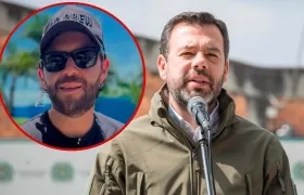 Jean Claude Bossard y Carlos Fernando Galán, alcalde de Bogotá.