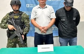 Jheisson Jair Mercado Rangel en poder de las autoridades.