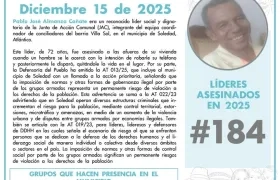 Pablo José Almanza, asesinado en el barrio Villa Sol, en Soledad. 