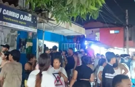 Lugar del doble asesinato.